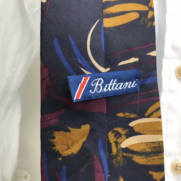 Bittani Navy Blue 3.5" x 55" Paint Stroke Print - Picture 5 of 6